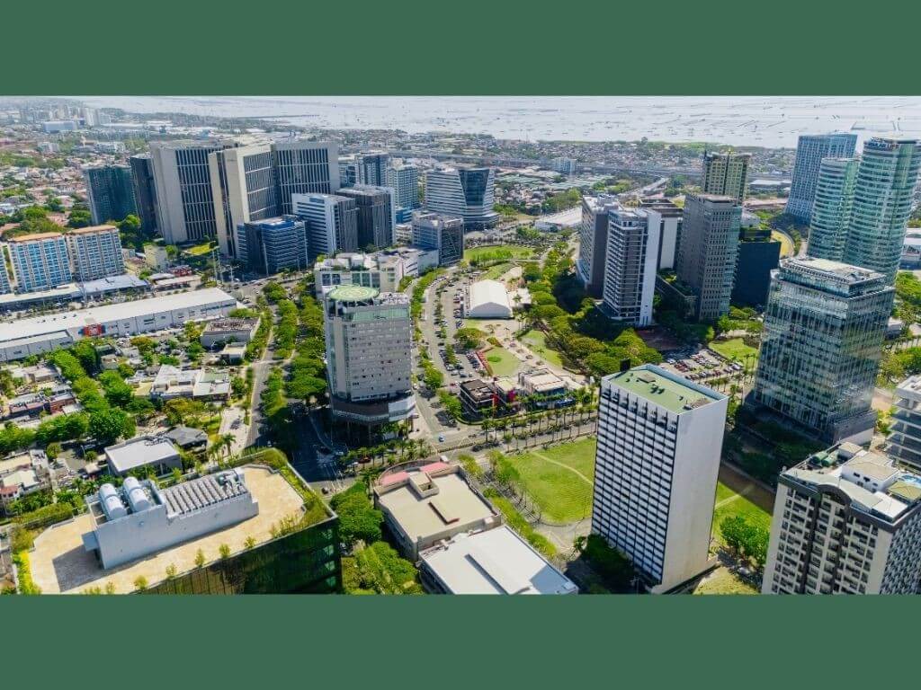 Filinvest City&rsquo;s master planned mixed-use layout places offices, homes, retail, and parks close together&mdash;making everyday destinations accessible by foot or bike. | Contributed photo