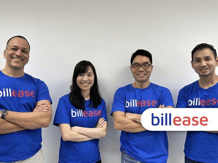 From left to right, Georg Steiger (CEO), Huyen Nguyen (COO), Ritche Weekun (Director), and Garret Go (CFO) of BillEase./contributed photo