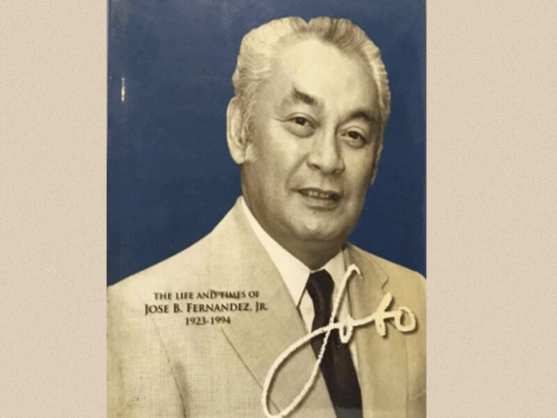 Cover of Jobo Fernandez' authorized biography by Krip Yuson, courtesy of Lito Ligon