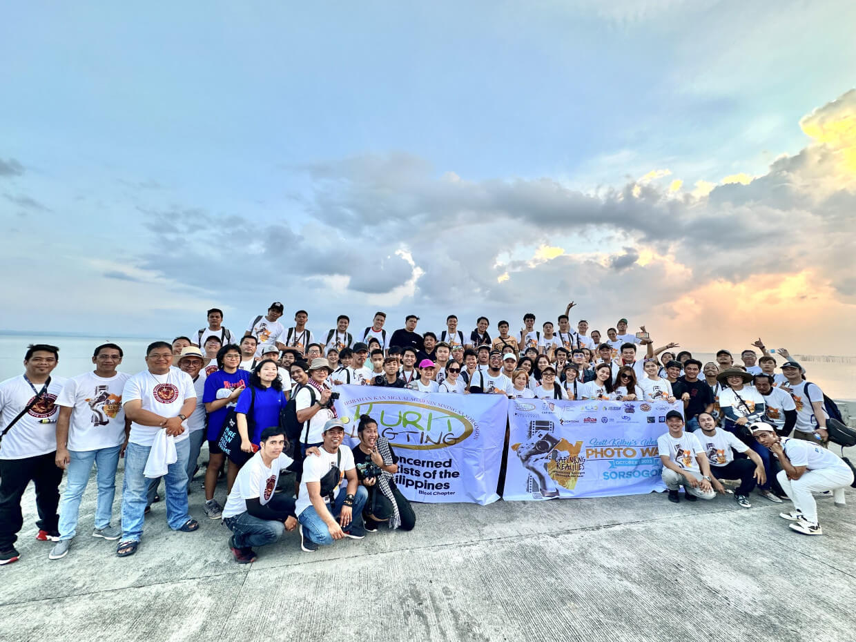 Photographers from all walks of life united in last year's photo walk, using their lenses to tell powerful stories of Sorsogon's struggles and triumphs./ Contributed photo