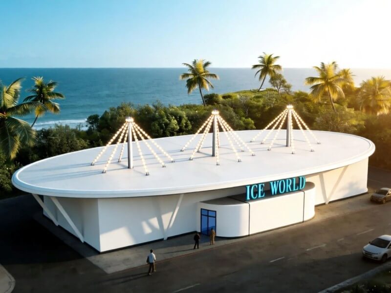 Artist&rsquo;s rendering of the Ice World building in Montemaria Estate | Contributed photo