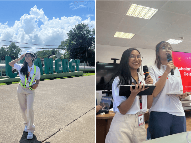 Through the Aboitiz Future Leaders program, scholars like Monalizza Ecat gained vital industry exposure by visiting AP Renewables&rsquo; Makban Geothermal Plant. | Contributed photo