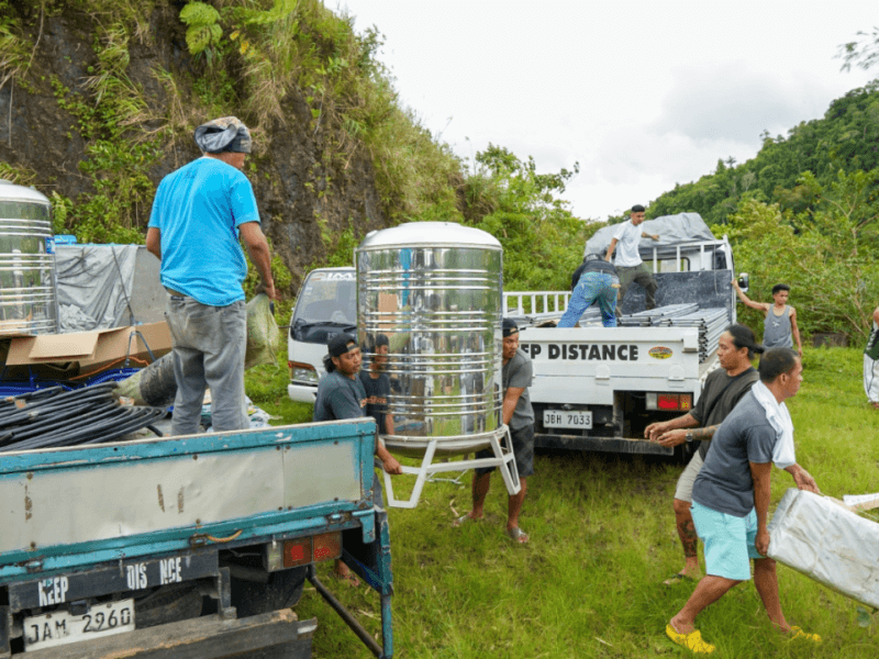 Farmers and fisherfolk in Balamban will use equipment provided by Aboitiz Foundation to support seedling production for reforestation, watershed protection, and other environmental conservation initiatives. | Contributed photo