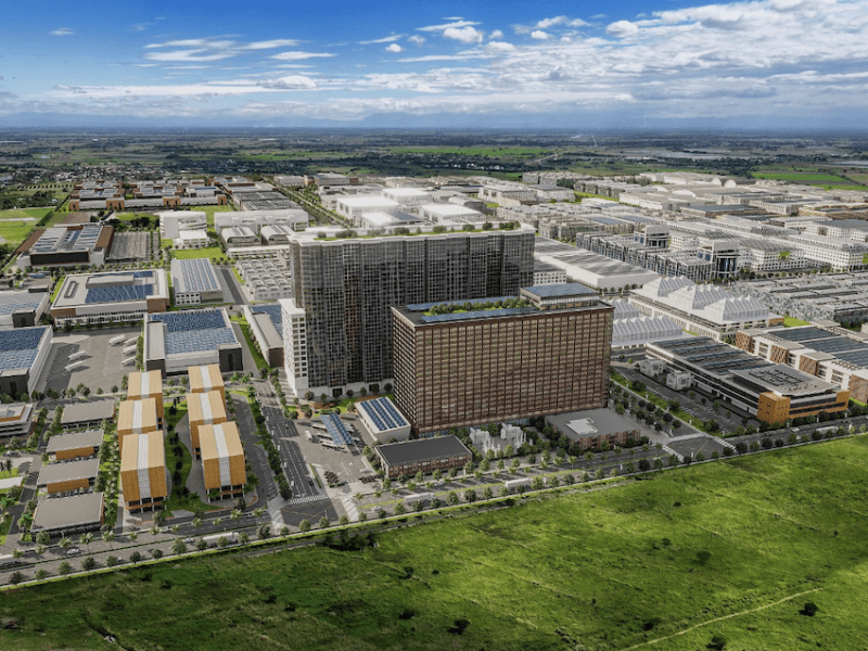 Artist’s rendering of TARI Estate in Tarlac, an expansive 200-hectare development expected to generate 60,000 jobs./Photo from HI 