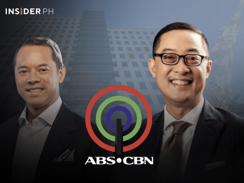 ABS-CBN chair Mark Lopez with president and CEO Carlo Katigbak
