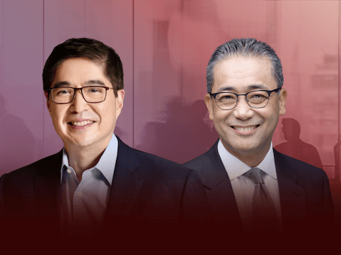 Lance Gokongwei (left) with Manolito “Lito” Tayag