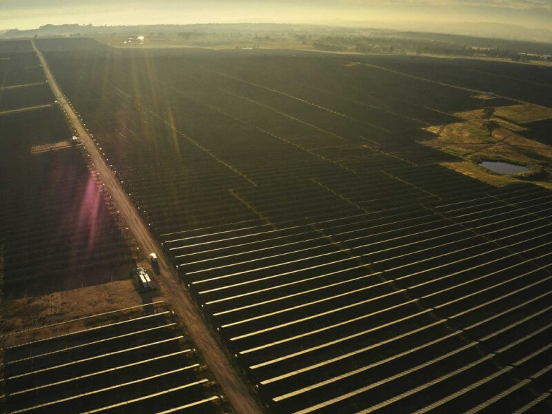 The AUS $760 million Stubbo Solar project in New South Wales spans hundreds of hectares of open land, featuring more than 900,000 solar panels capable of powering 185,000 Australian homes./Photo from ACEN 