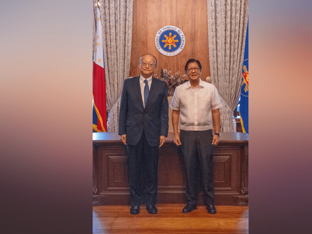 ADB President Masato Kanda with Philippine President Ferdinand Marcos Jr. | Photo from ADB