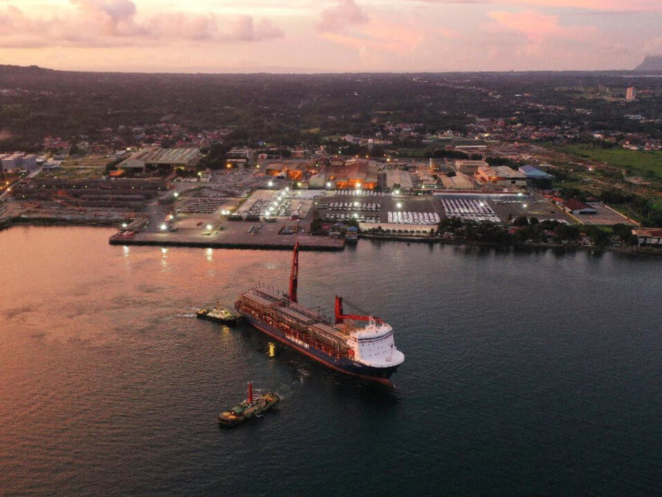 The first batch of AG&P-made equipment leaves for Antwerp, Belgium from the firm’s Batangas facility./Contributed Photo