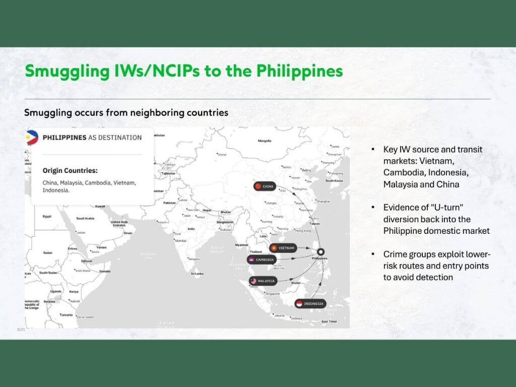 Across the ASEAN-6 markets of Indonesia, Malaysia, the Philippines, Singapore, Thailand and Vietnam, industry data showed about 145 billion sticks of illicit cigarettes and e-vapes were sold last year. | Contributed photo