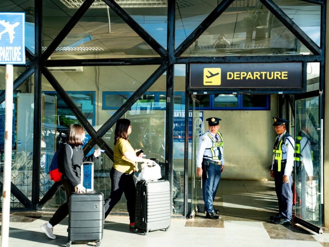 The departure entrance at Laguindingan International Airport (LIA) in Misamis Oriental. Both LIA and Bohol-Panglao International Airport, now operated by Aboitiz InfraCapital Airports, have completed a series of critical infrastructure improvements aimed at enhancing operational reliability in the country’s sixth- and ninth-busiest airports, respectively. | ​Contributed photo