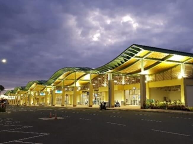 The Bohol-Panglao International Airport at night. | Contributed photo