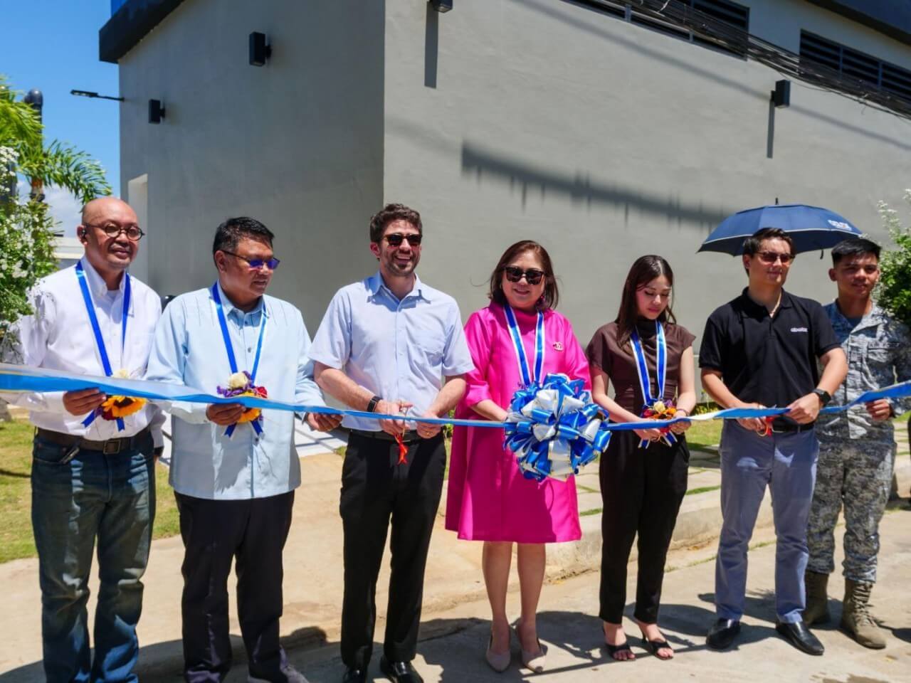 Aboitiz InfraCapital Inc. inaugurates the MEZ2 (Mactan Economic Zone 2) Desalination Facility (MEZ2 Desal). The event was attended by (from left) &nbsp;Zone manager Rufino San Juan IV, MEZ1 zone manager Arnel Suyu, AIC vice president and head of water Eduardo &ldquo;Dudes&rdquo; Aboitiz, Lapu-Lapu City Mayor Maria Cynthia &ldquo;Cindi&rdquo; King-Chan, Councilor Jasmine &ldquo;Daday&rdquo; Chan, AIC Water assistant vice president and head of growth and strategy Ramon &ldquo;Shake&rdquo; Aboitiz Tuason, and Lt. Kyle Mabbayad of the 560th Air Base Group.| Contributed photo&nbsp;