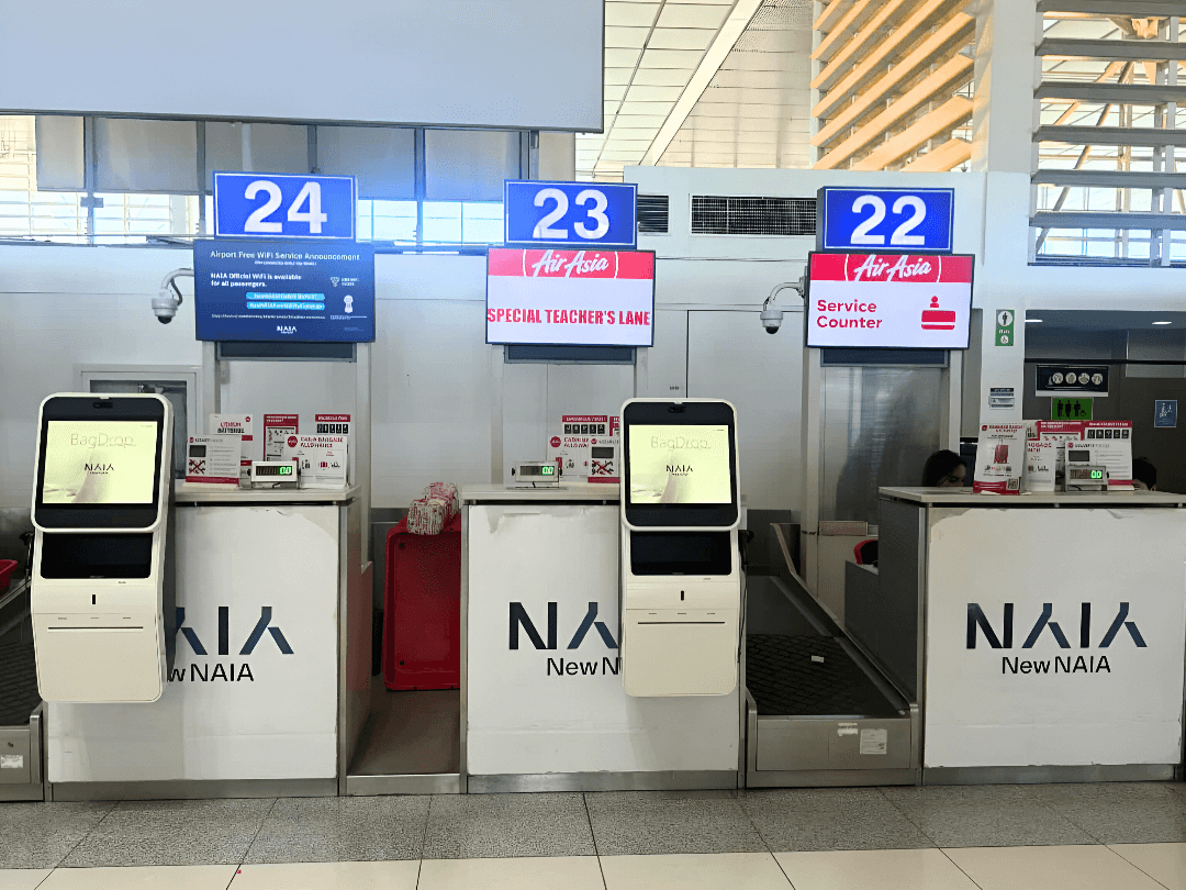 Teachers can head straight to Counter 23 for priority check-in. | Contributed photo