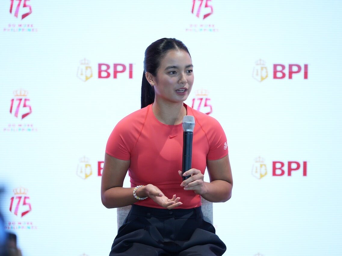Alex Eala shares her journey and insights during a special event hosted by BPI to recognize her success on theglobal tennis stage.| Contributed photo
