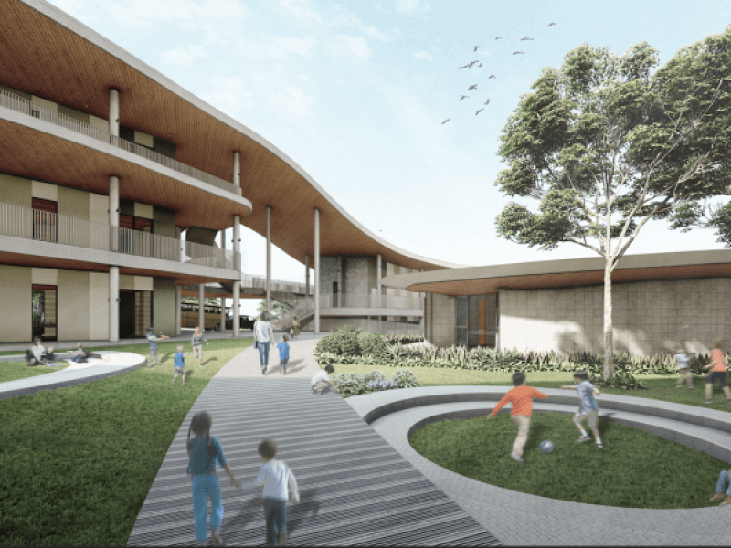 An artist's perspective of Miriam College Alviera/ Photo from Ayala Land