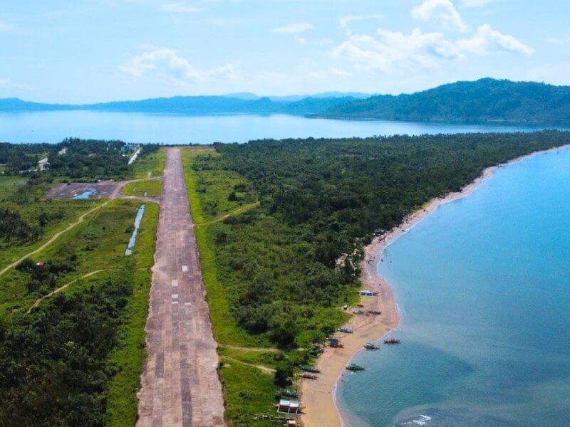 APECO airstrip inside the economic zone in Sitio Motyong, Brgy. Esteves, Casiguran, Aurora. ​| Contributed photo