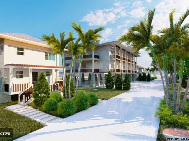 Artist's perspective of the APECO Residences and Villas, set to open next month. The tourism properties inside the ecozone are expected to boost the tourism sector in Northern Aurora./ ​Contributed photo