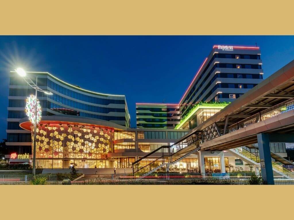 AppleOne Group&rsquo;s newest property located in Lapu-Lapu City, The Mahi Center, is a mixed-use development featuring a 5-floor Office Tower, a 3-floor boutique lifestyle mall, and global hotel brand Fairfield by Marriott Cebu Mactan. | Contributed photo