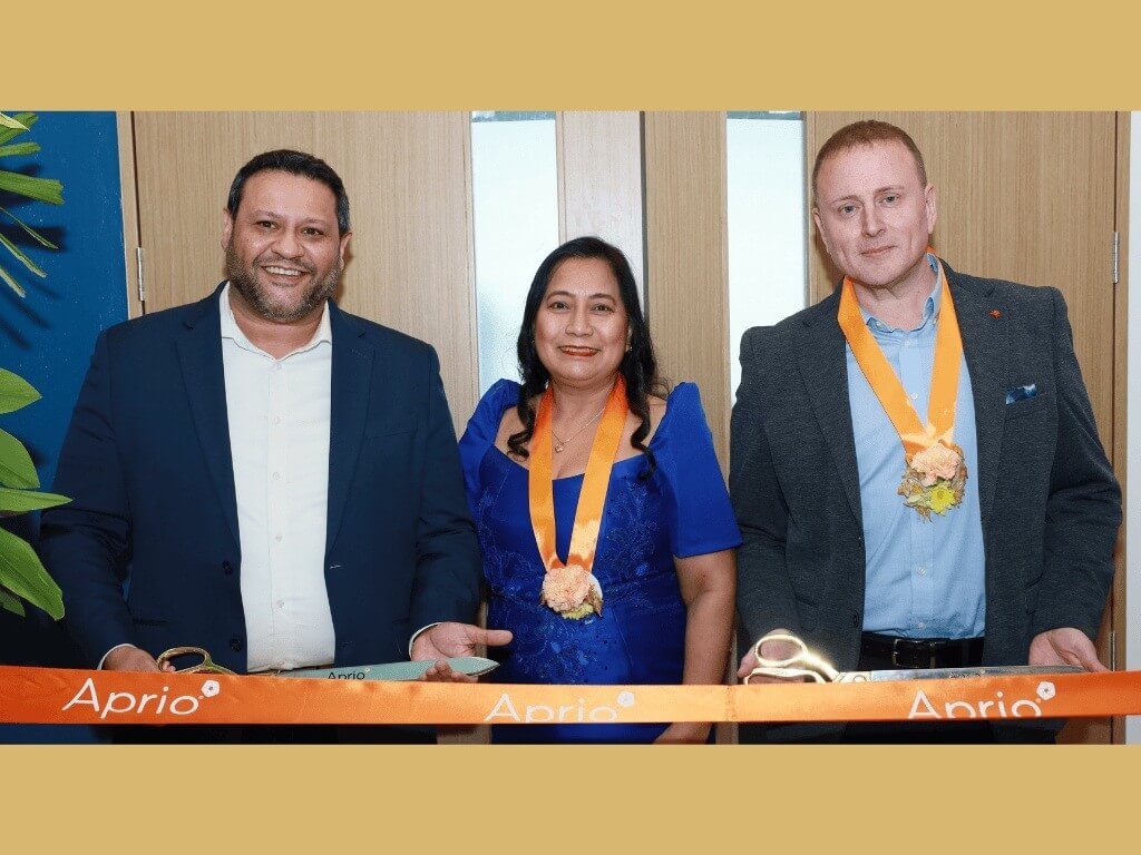 From left: Dave Kothari, Global Solutions Delivery leader and partner of Aprio; Gemma Raab, Philippine Office leader and director of  Aprio Philippines; Paul Rubner, director of Offshore Operations of Aprio Philippines. | Contributed photo