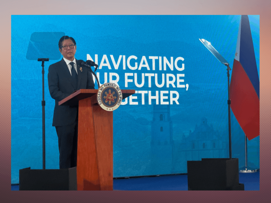 President Ferdinand Marcos Jr. speaks to the media following the conclusion of the 48th ASEAN Summit, highlighting the key agreements reached during the regional gathering he chaired. | Photo by Connie Fernandez-Brojan