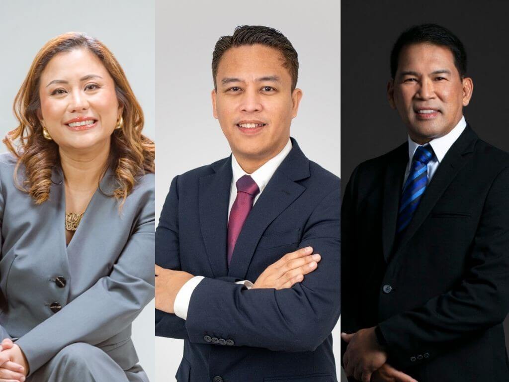 From left: Patricia P. Palacios, Group Deputy CEO of Asialink Group; Samuel Z. Cari&ntilde;o, president and CEO of Global Dominion and Robert B. Jordan Jr., Group CEO of Asialink Group | Contributed photo