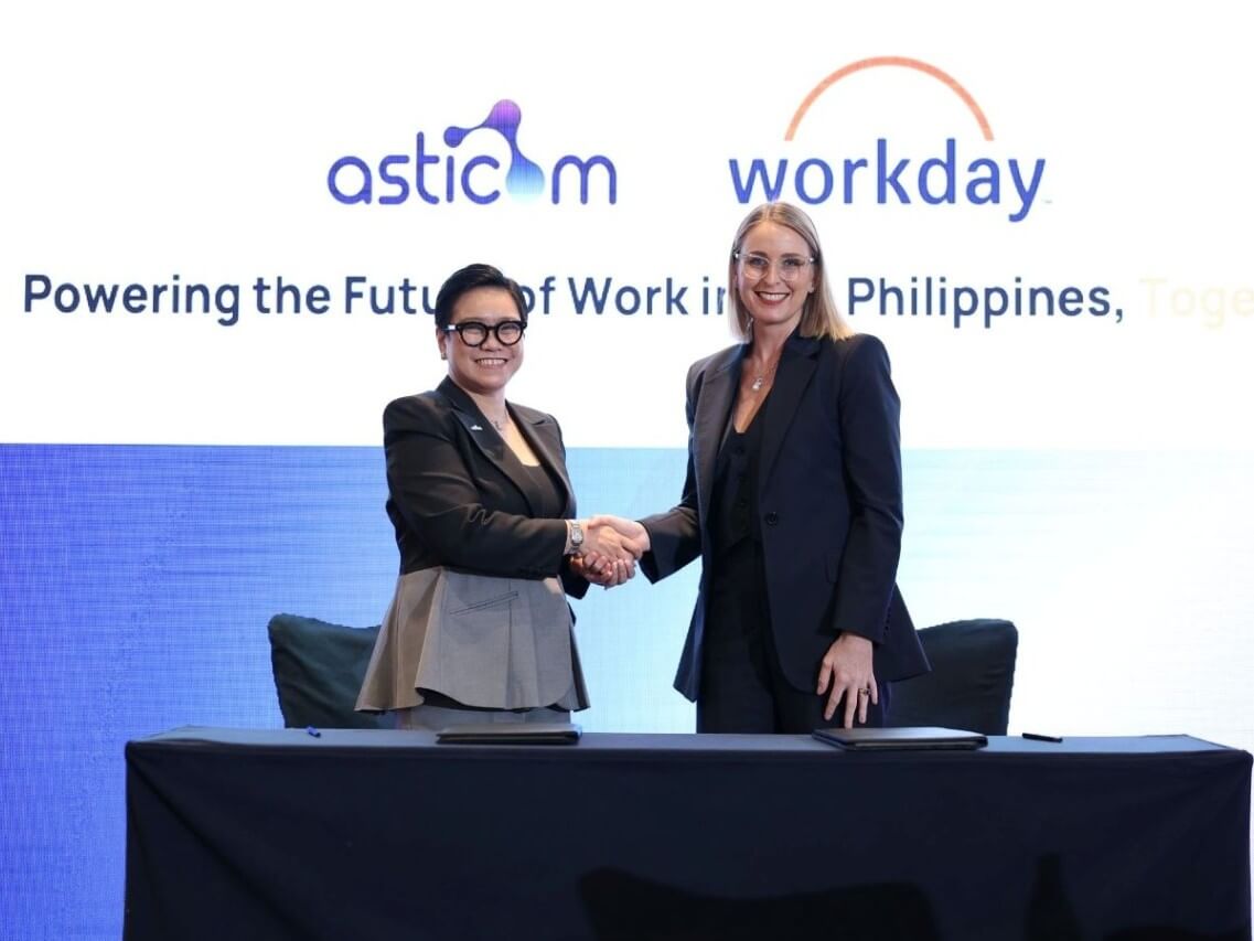 Asticom president and CEO Mharicar Castillo-Reyes and Workday ASEAN general manager Jess O&rsquo;Reilly | Contributed photo