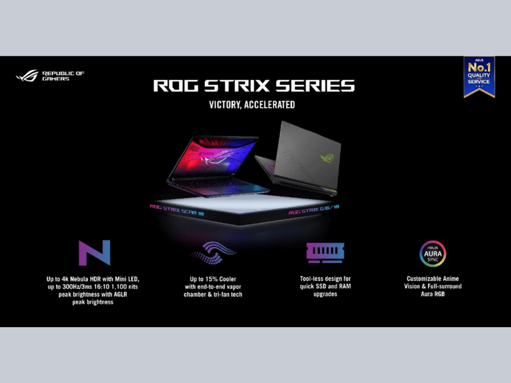The ROG Strix G and Strix SCAR represent the pinnacle of gaming experiences, with the new 2026 models combining upgraded ROG Nebula Display technologies, refinements to ROG Intelligent Cooling, expanded high-speed connectivity, and the latest-generation hardware to deliver an even more immersive gaming experience in a sleek, upgrade-friendly chassis. | Contributed photo