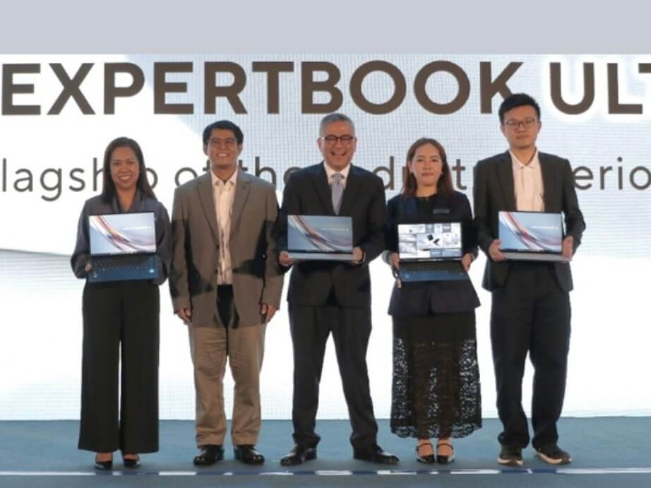 From left: Marro Ventura, national sales manager; Francis Avila, head of commercial; Rico Hizon, ASUS Business PH brand ambassador, veteran broadcast journalist and business consultant; Jolla Valencia, channel and territory account sales (Visayas); and Liang Chen, country product manager of commercial notebook | Contributed photo