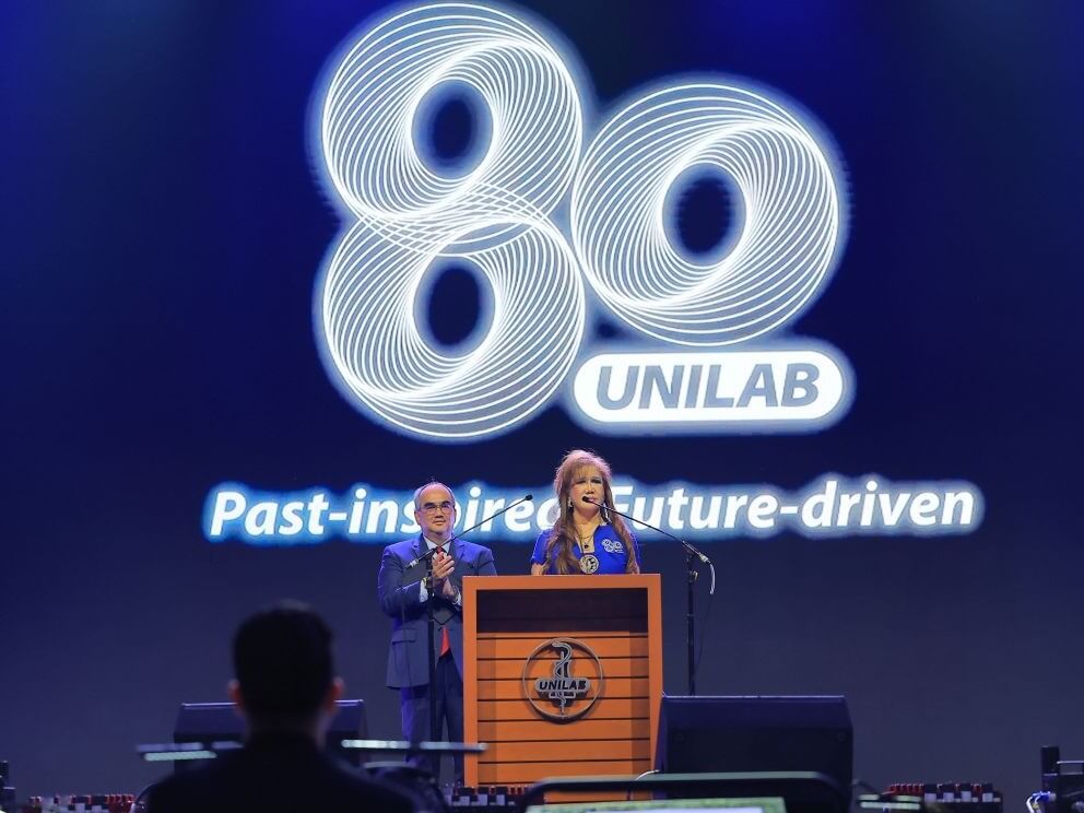 Unilab Group chair Clinton Campos Hess with now chair emeritus Jocelyn Campos Hess./ Photo from Unilab