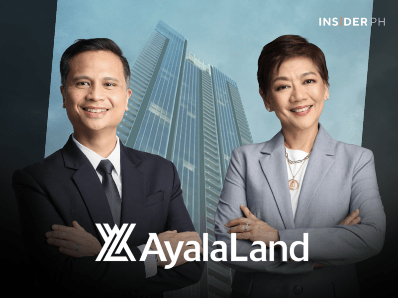 Jose Quimpo II, Ayala Land CFO, with Anna Ma. Margarita B. Dy, Ayala Land president and CEO.&nbsp;