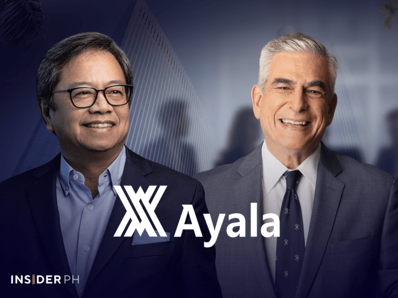 Ayala president and CEO Cezar P. Consing (left) with chair Jaime Augusto Zobel de Ayala.&nbsp;