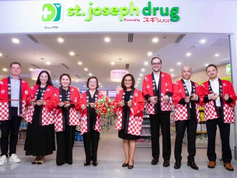 Ayala Malls, St. Joseph Drug, AC Health, and Sugi executives launch the first Japanese-inspired pharmacy in One Ayala, bringing together local healthcare expertise and Japan&rsquo;s globally recognized approach to preventive wellness and customer-centered retail./Photo from Ayala&nbsp;