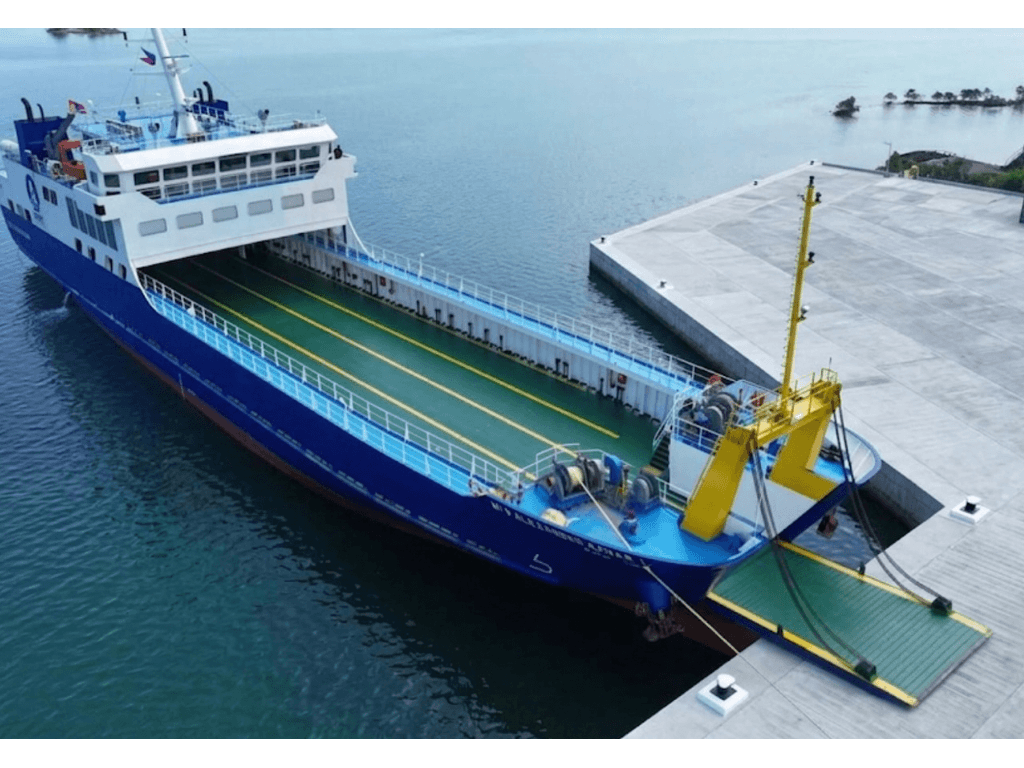 The MV Alexander Aznar I, a brand-new IACS-class vessel enhances maritime connectivity between Cebu and Leyte./Contributed Photo