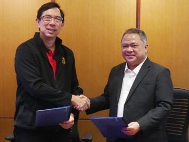 BPI CEO and BAP president Jose Teodoro K. Limcaoco and BAIPHIL president Iñigo L. Regalado III./ Contributed photo