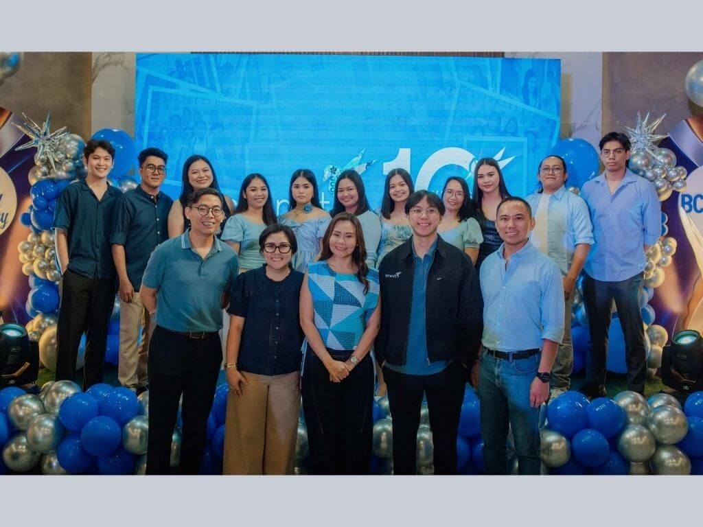 The BCRemit team with co-founder and director Gio Calma (fourth from left, front row) and founder and CEO Oliver Calma. | Contributed photo