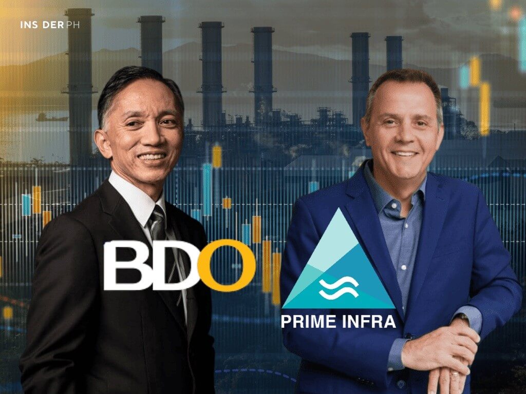 &nbsp;Ed V. Francisco, president of BDO Capital, and Guillaume Lucci, Prime Infra president and CEO.