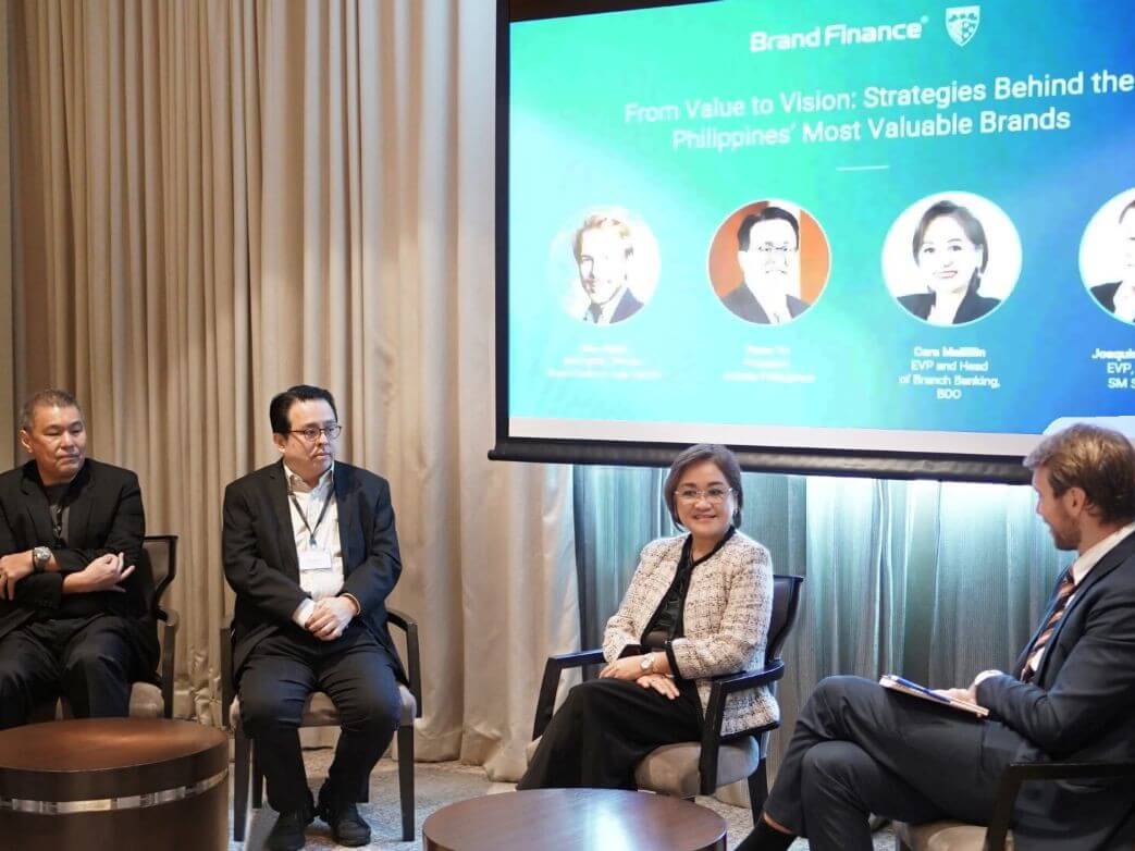 Cora A. Mallillin, BDO EVP and head of branch banking group, shared valuable insights at the Brand Finance Philippines Brand Forum 2025./ Contributed photo