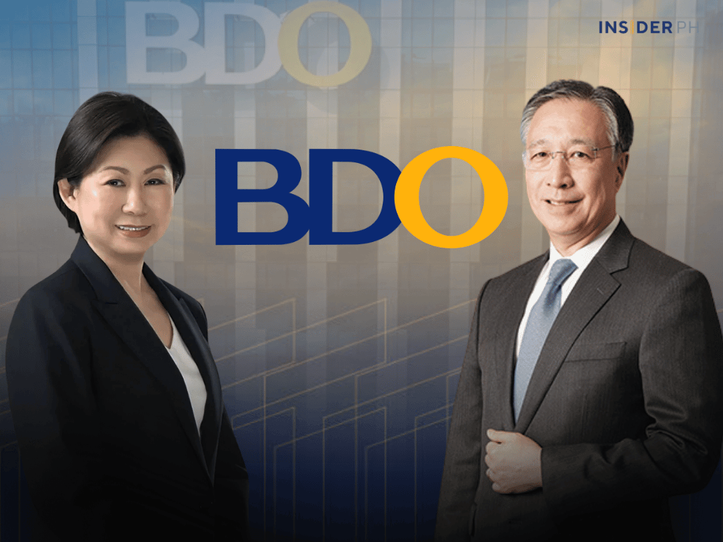 BDO Unibank chair Teresita "Tessie" Sy-Coson and bank president and CEO Nestor V. Tan: