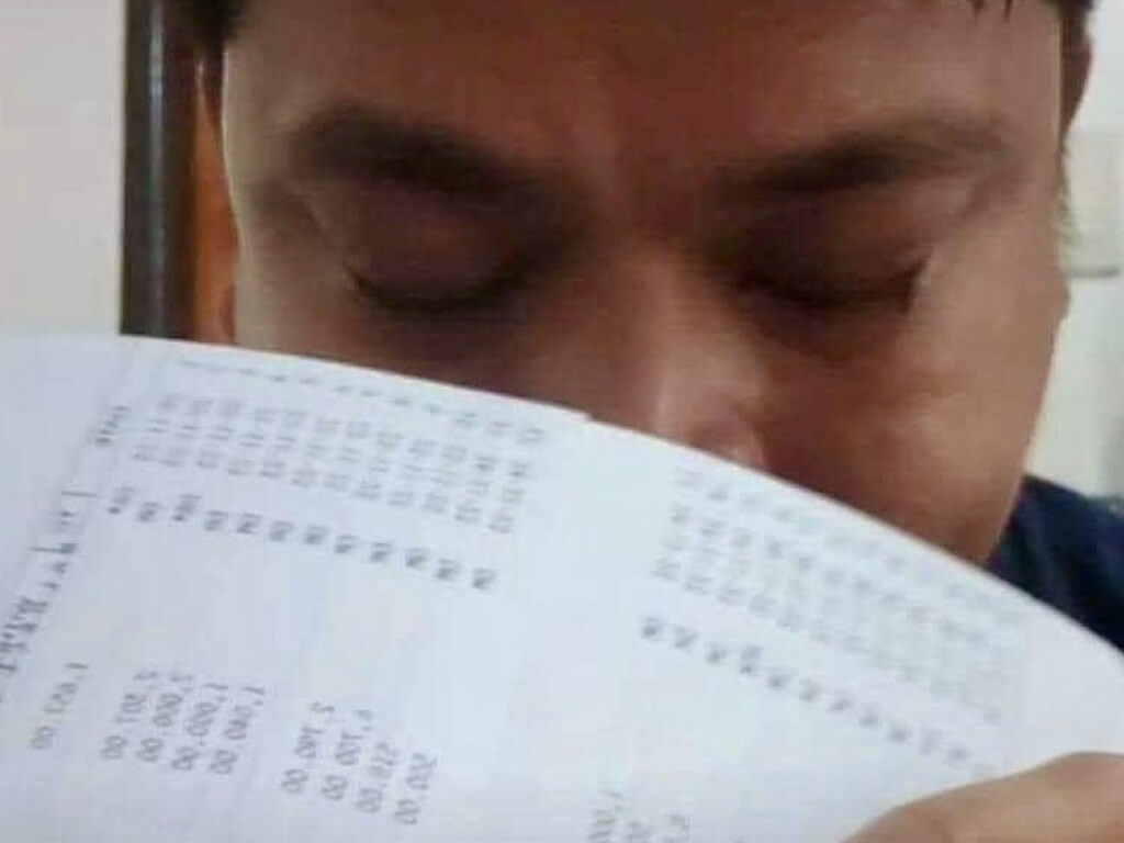 In a now deleted video posted online, the alleged victim said P350,000 — meant for his child school tuition — went missing from his bank account. After conferring with BDO, the withdrawals made online were found to be valid. (Photo from Facebook)