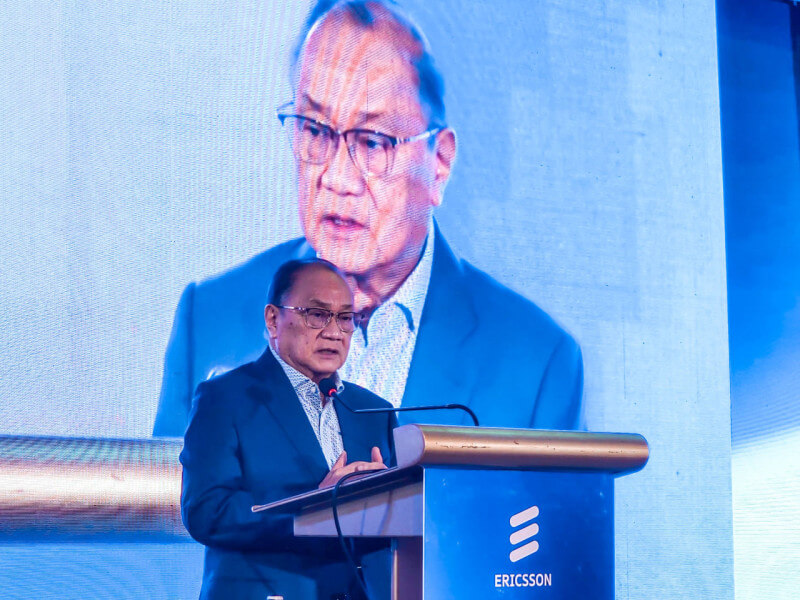 PLDT chair and CEO Manuel V. Pangilinan was the keynote speaker during Ericsson’s ‘Imagine Live 2024’ business conference./Photo from PLDT 