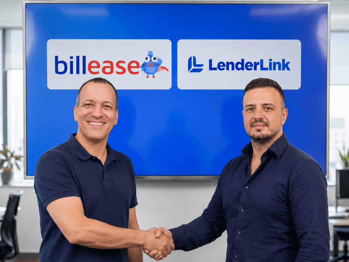 Georg Steiger, co-founder & CEO at Billease, and Christo Georgiev, co-founder & CEO of LenderLink, | Contributed photo