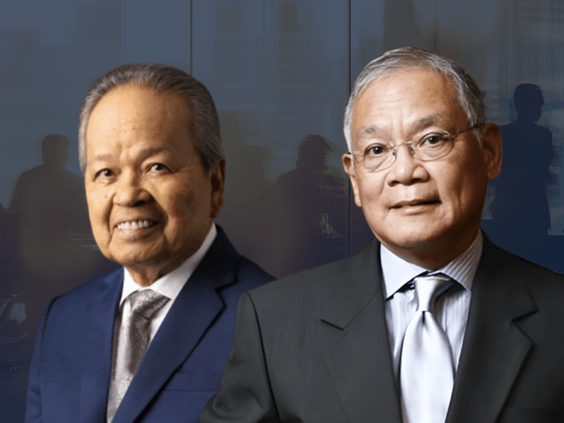 Artemio V. Panganiban &nbsp;(left) with Jaime Laya&nbsp;