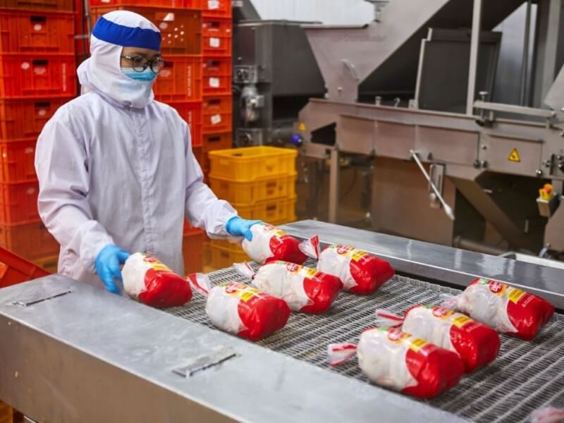 A Bounty Fresh plant worker upholds strict safety and quality standards. | Contributed photo