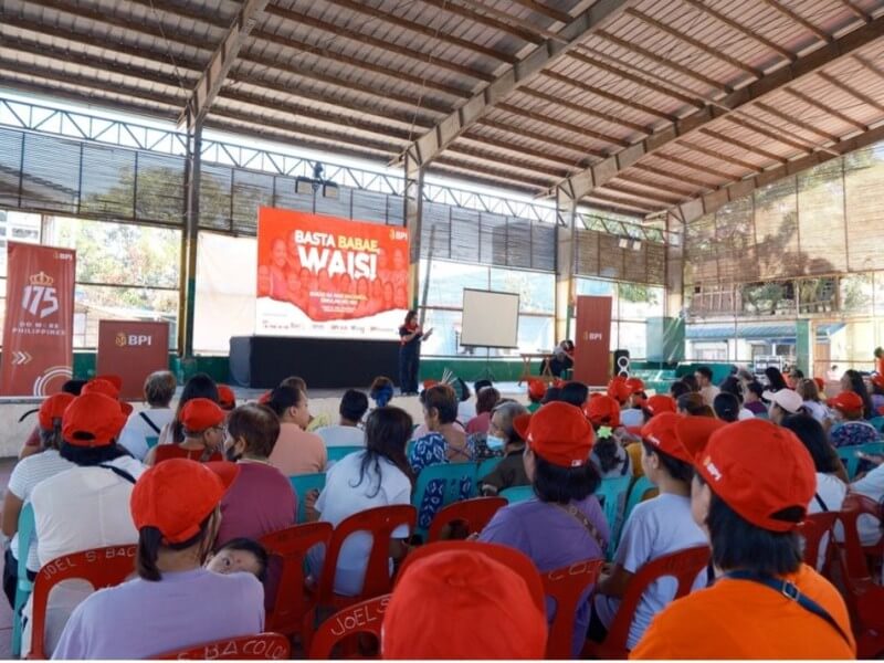 Women from Barangay 176F in Caloocan City participate in BPI&rsquo;s &ldquo;Basta Babae, Wais!&rdquo; financial literacy program, which featured sessions on budgeting, saving, credit awareness, and financial inclusion.
