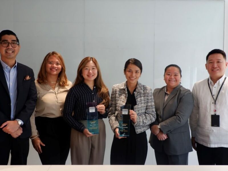 From left: BPI Capital’s Atty. Juan Paolo Santos, legal officer; Cynthia Anne Napo, distribution officer; Bernice Janine Santos, ECM associate; Jennifer Ho, head of debt products; Valerie Marie Ann Ablan, strategic advisory associate; and Lester Ong, president./ Contributed photo