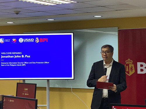 Jonathan John Paz, BPI enterprise information security officer and data protection officer./ Contributed photo