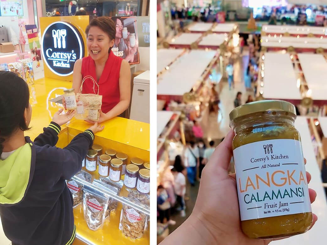 Corinthian Anne Valenton, owner of Corrsy's Kitchen, offers Cheese Pimiento spread and Langka Calamansi jam. Corrsy&rsquo;s Kitchen is one of the winners of SEAL-SEGA./Photo from BPI Foundation
