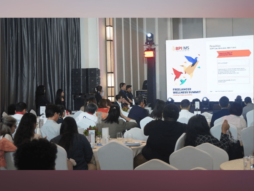 Freelancers, gig workers, and content creators gather at Makati Diamond Residences for the BPI MSFreelancer Wellness Summit, a platform focused on financial resilience, wellness, and sustainable career growth.| Contributed photo