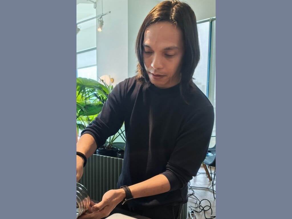 Arvy Uy is a head coffee roaster specialist and trainer. He is also the owner of Zone Out Coffee Roasters and COEX Cafe in Rockwell and Ortigas. | Photo by Vanessa B. Hidalgo